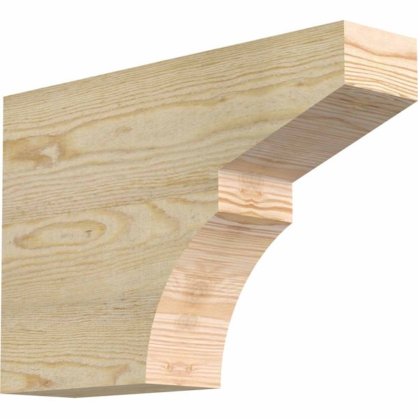 Ekena Millwork Monterey Rough Sawn Rafter Tail, Douglas Fir, 4"W x 12"H x 18"L RFT04X12X18MON00RDF - main